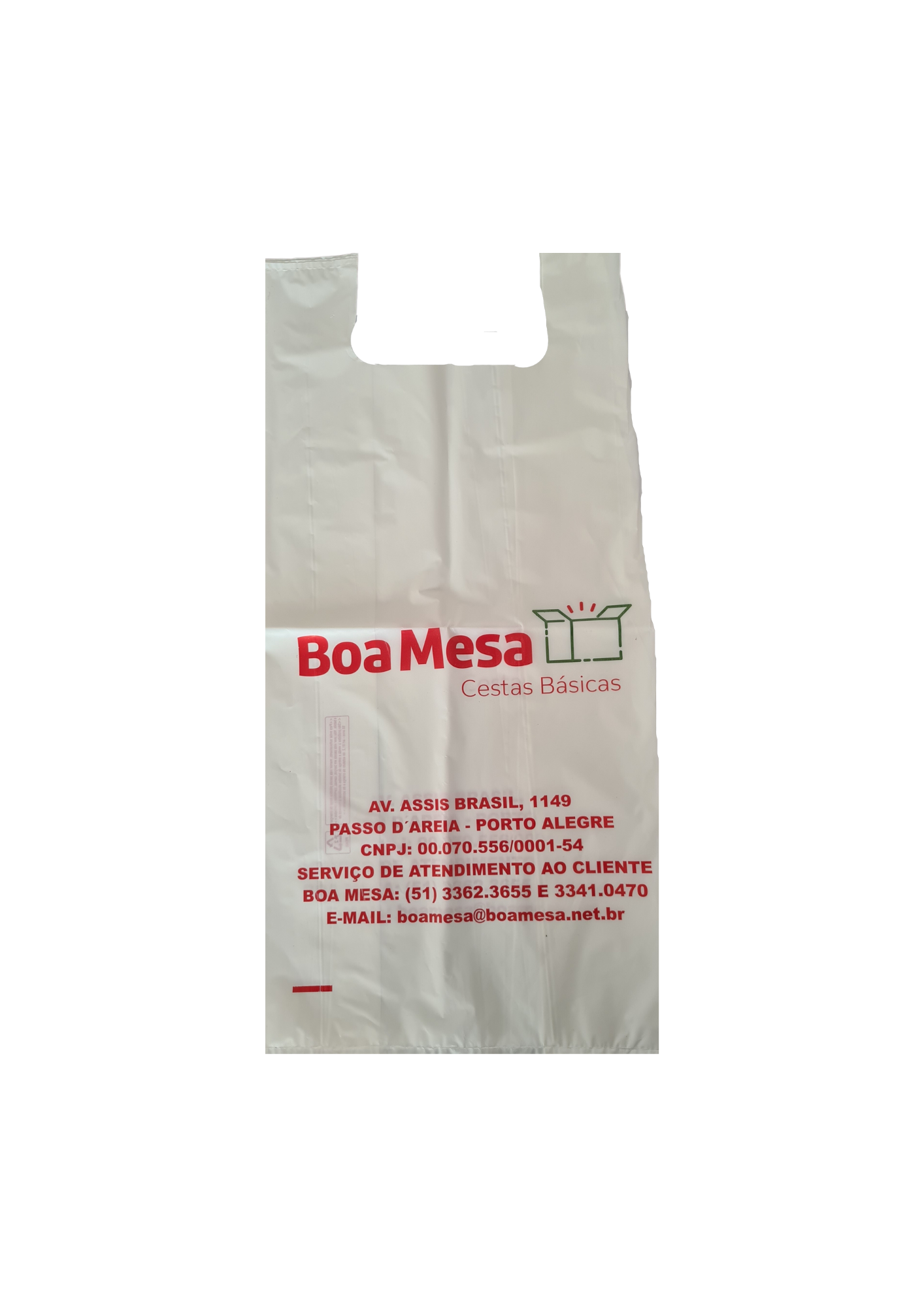 Sacolas Cesta Básica